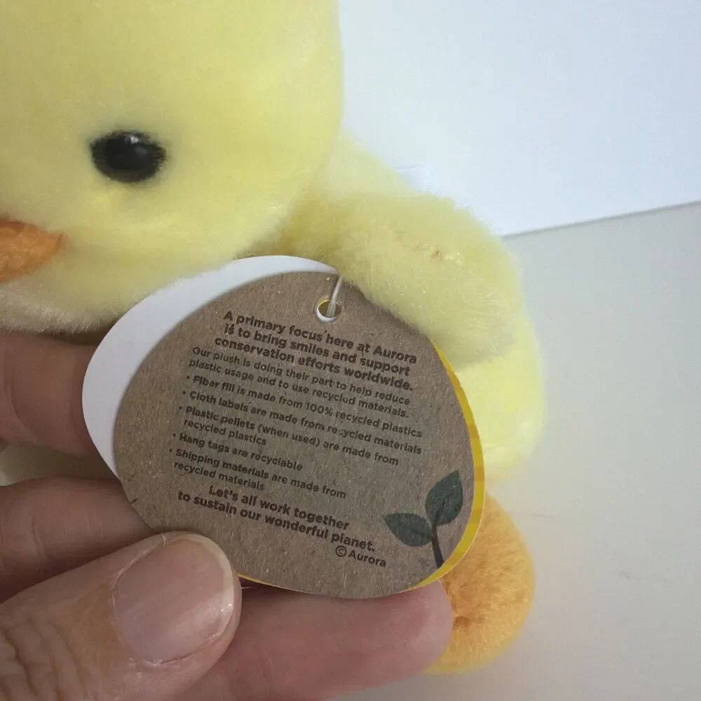 Aurora World Plush - Adorable Palm Pals - Betsy Chick - Farm Plush #1-020 - NWT